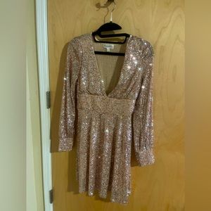 Silver and light pink Honey and Rosie dress
